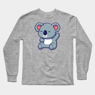 Cute koala sitting Long Sleeve T-Shirt